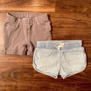 Cat & Jack Toddler Girl Shorts Bundle